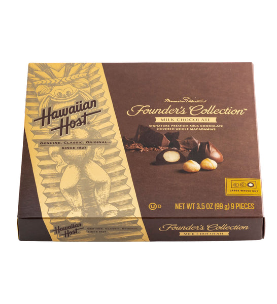 ハワイアンホースト  ファウンダーズコレクション　マカダミアナッツミルクチョコレート  3.5oz