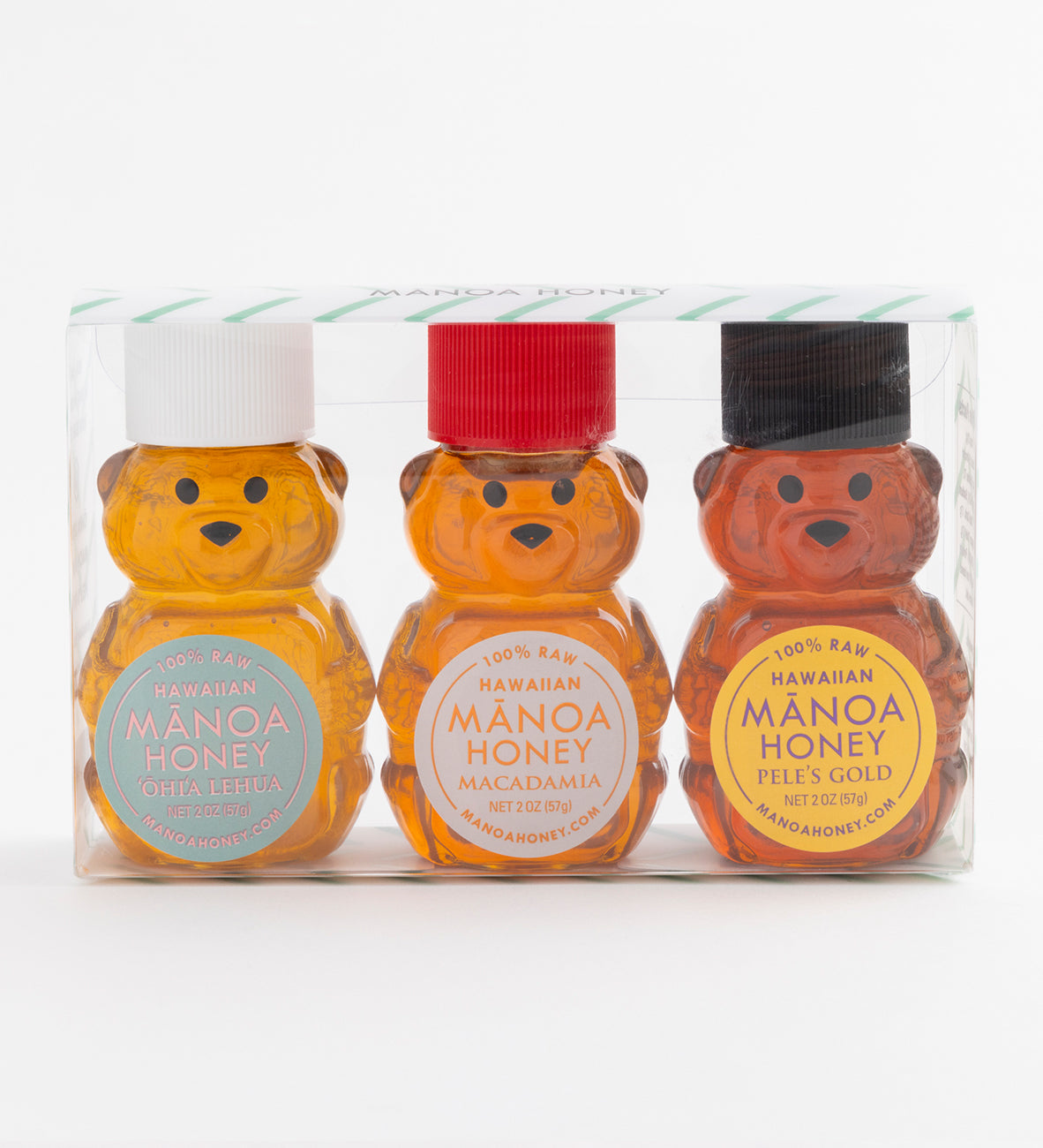 Manoa Honey（マノアハニー）ベアートリオセット (2oz x 3)