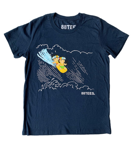 88TEES Tシャツ（ネイビー）Surf
